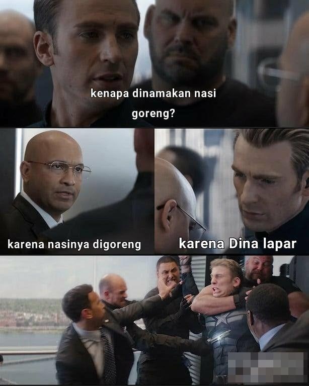 Meme Captain America Emosi Yang Bikin Ngakak