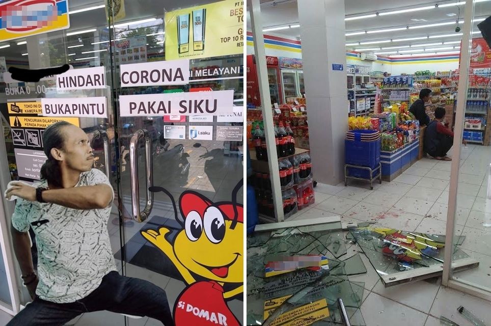 Tulisan Kocak Peringatan di Mini Market