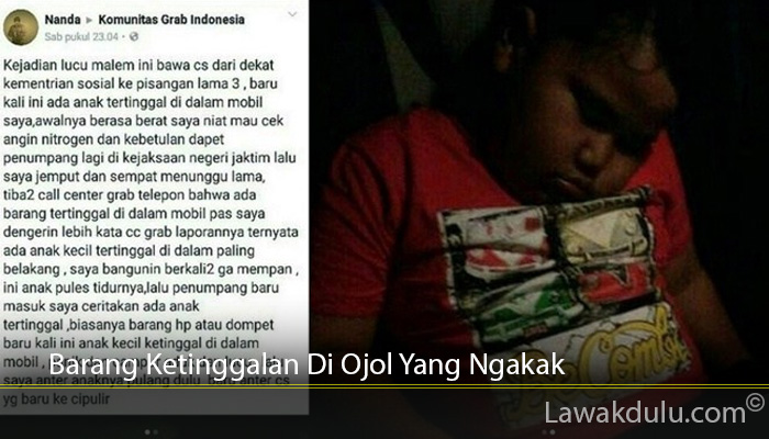 Barang Ketinggalan Di Ojol Yang Ngakak