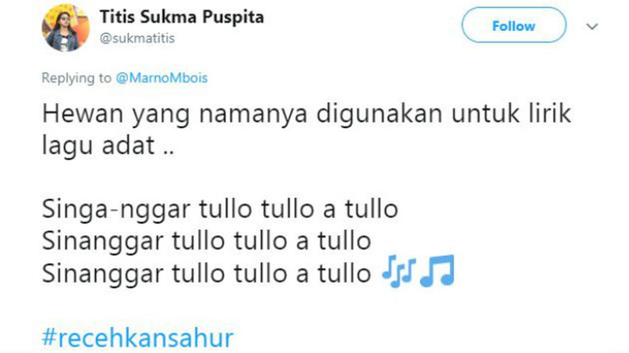 Lawakan Twitter Receh Bikin Ngakak Lawak Dulu